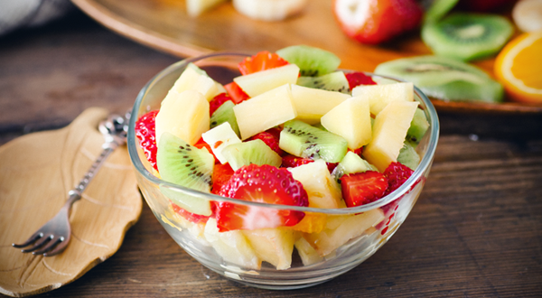 macedonia de frutas para picar algo dulce